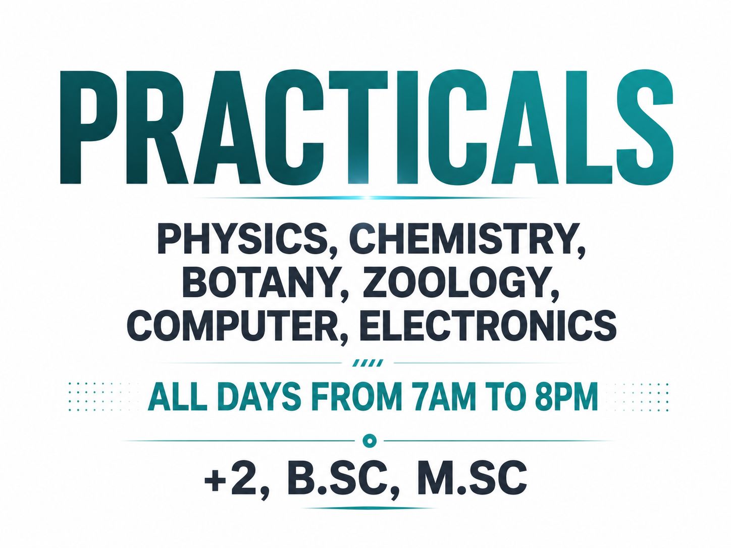 Practicals